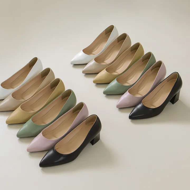 [고퀄리티/착화감👍] 프아니 베이직 미들힐 (5/7cm)