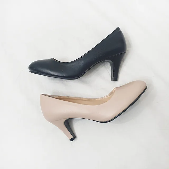 합격 국산 민자 라운드 유니화 정장 면접 구두 7cm 스몰사이즈 빅사이즈 215-270