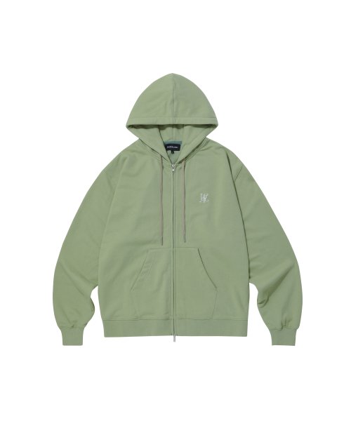 Signature hood zip-up