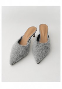 fluffy stiletto heel (5colors)