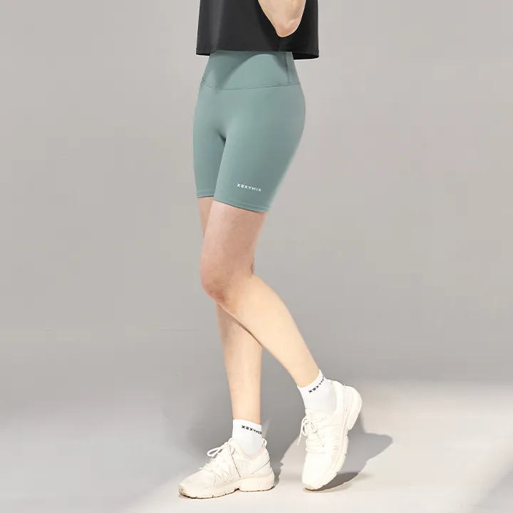 블랙라벨 시그니처 360N 레깅스 3.5부 메탈민트