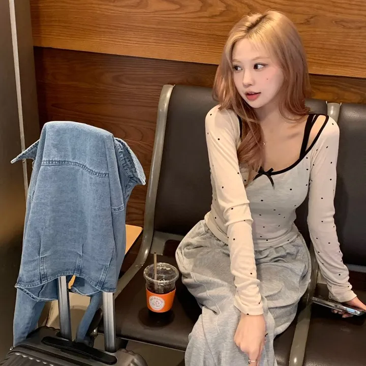 [🚚한정입고/이너탑 포함] 러블리 도트 set