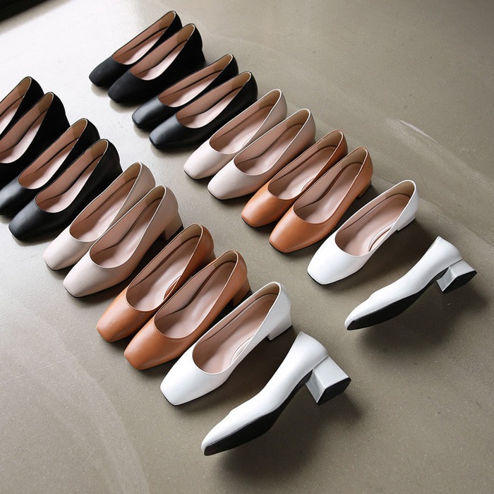 베슈니 각코 베이직 플랫&펌프스(3cm,5cm)