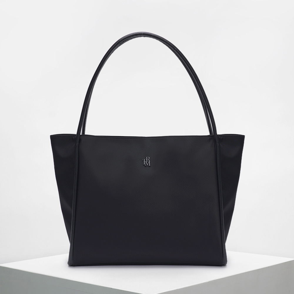 [노트북 수납] TRM Recycle Nylon Trimming Shopper Bag T23W BLACK