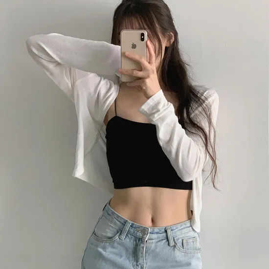 [묶음할인]💜후기극찬 여리핏🤍볼레로 크롭기장 니트가디건  살탐방지 여리여리 휴양지룩 바캉스 원피스 나시 ALL레이어드
