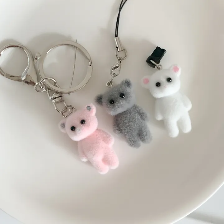 [🐻🐰🐱] 귀여운 아기 토끼 곰돌이 곰 고양이 키링