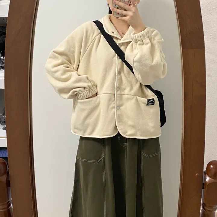 파파야 플리스 점퍼(2color)