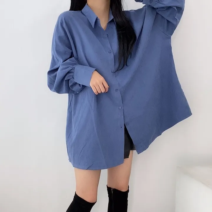 [가성비갑/강추] 베이직 루즈 박시 셔츠 (3 color)