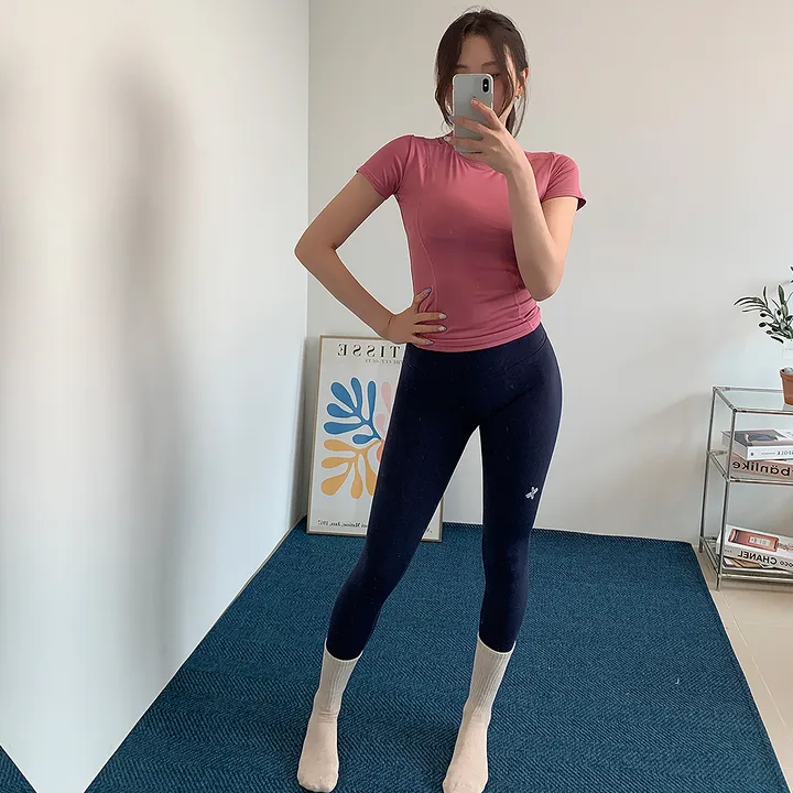 🚀6COLOR/눈바디핏🚀 슬림핏러닝반팔티 운동복 트레이닝 래쉬가드 슬림 요가복 필라테스복 런닝 기능성