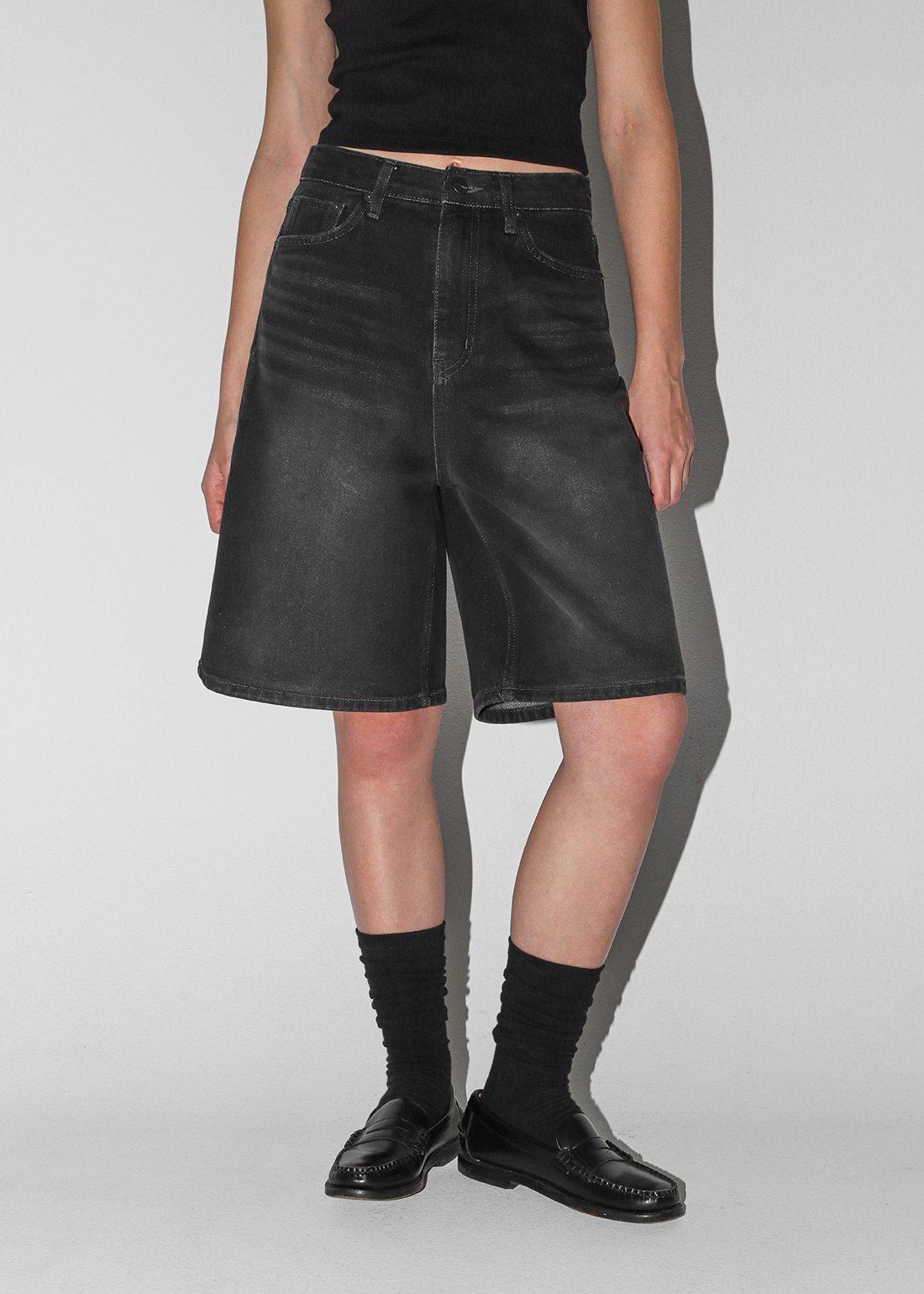 [2천장판매] [B-DENIM] WASHING HALF PANTS 023
