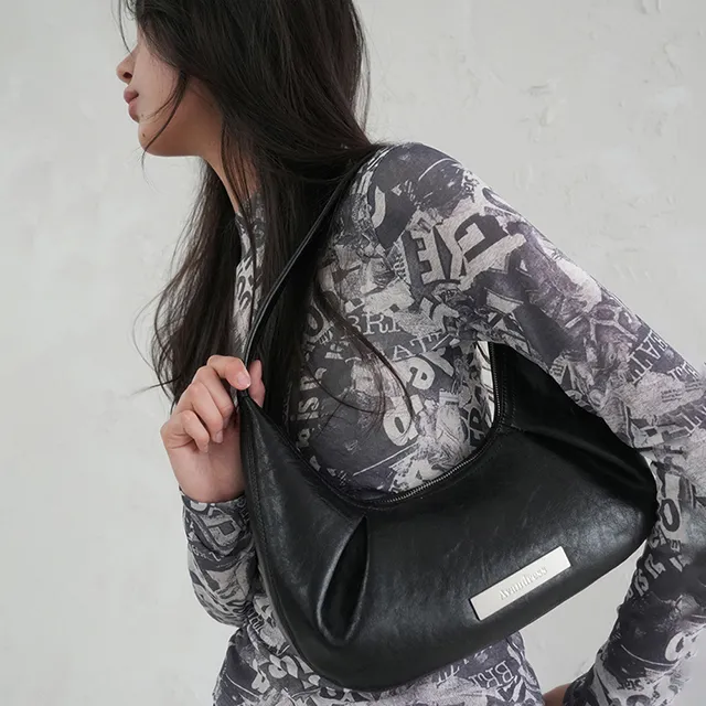 Mini-hole Curve Shoulder Bag - 4COL