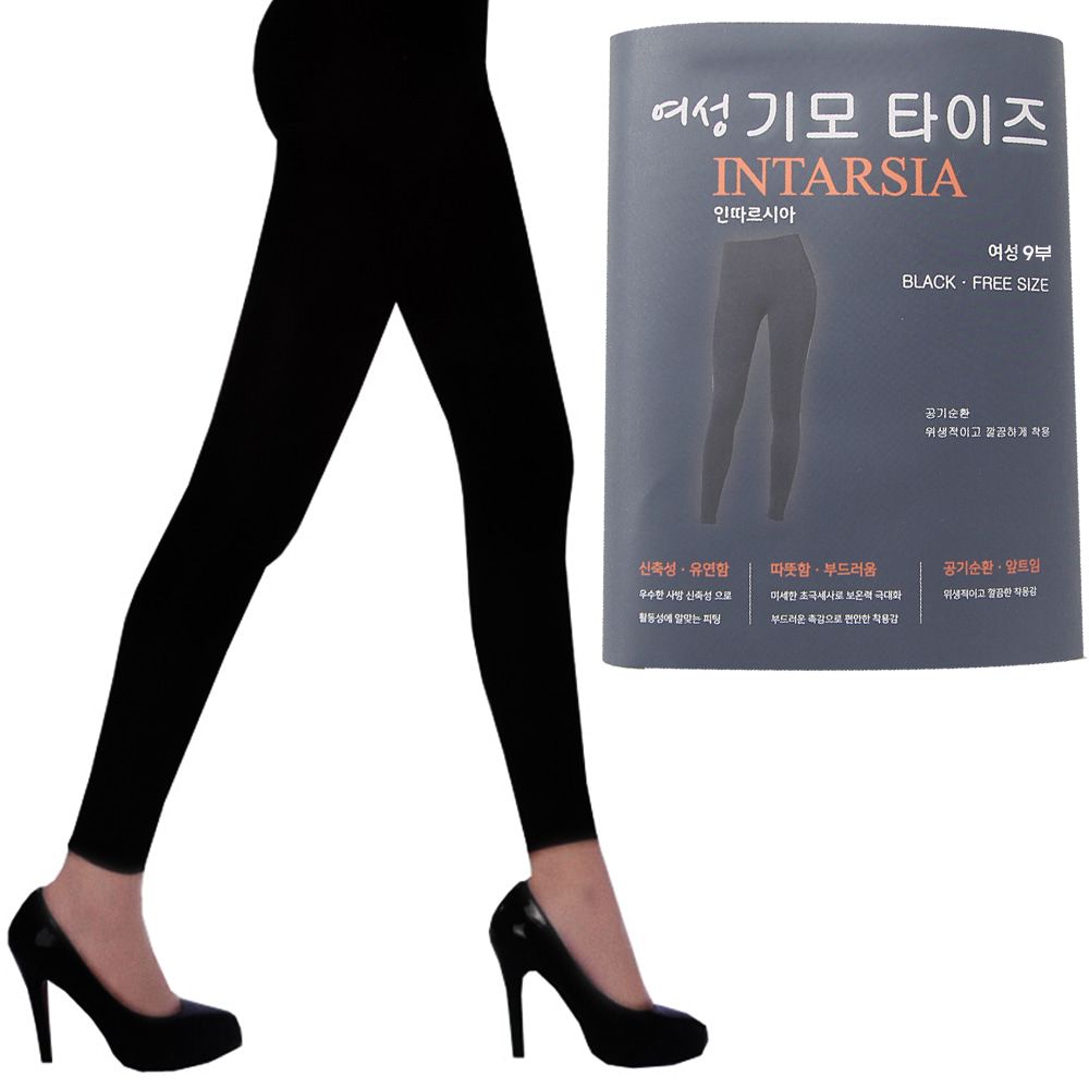 데일리 패션 타이즈 기모 여자 레깅스 무발