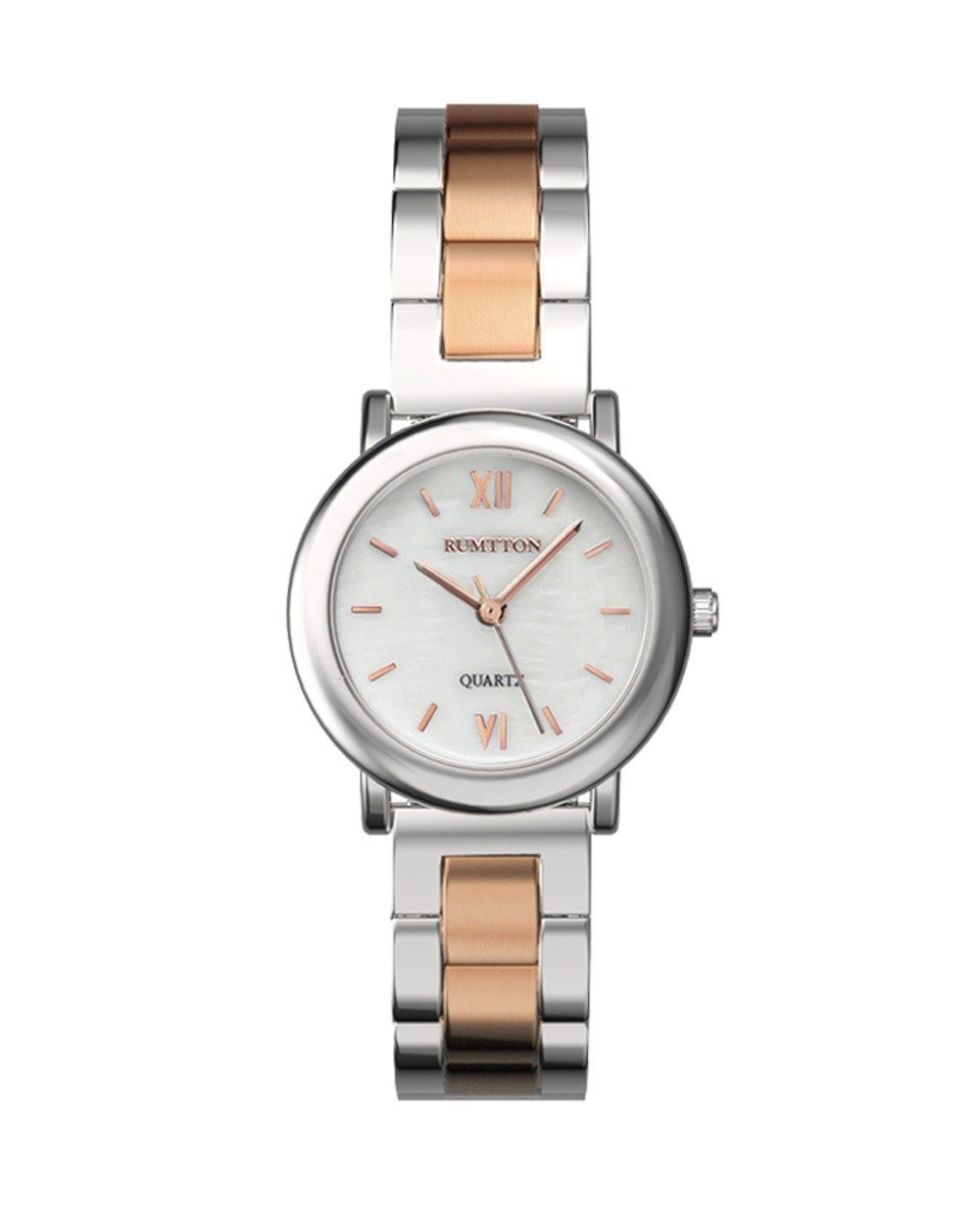 Mare metal watch (마레 메탈 워치) White Rose Gold combi