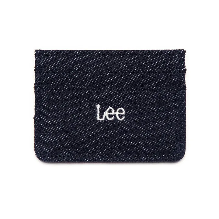 국내정품❤️ LEE 데님 카드 홀더 인디고 다크