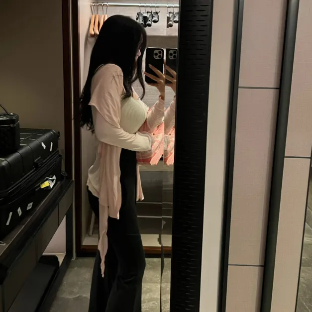 [자체제작]숄카라 스트랩 가디건